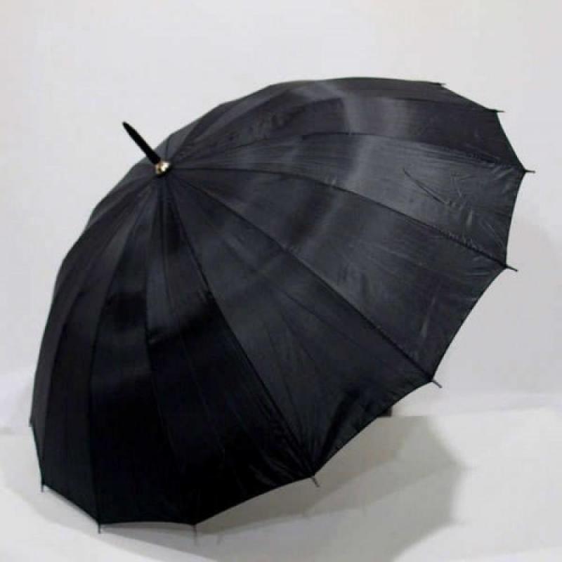 16  telli deri baston şemsiye