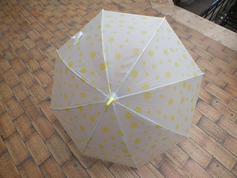 Eva Şemsiye Sarı Puantiyeli
